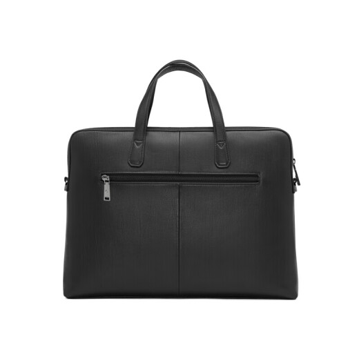 Samsonite/Samsonite Briefcase Men's Large Capacity Business Handbag Cowhide Laptop Bag for Husband and Boyfriend TW4*09001 Black