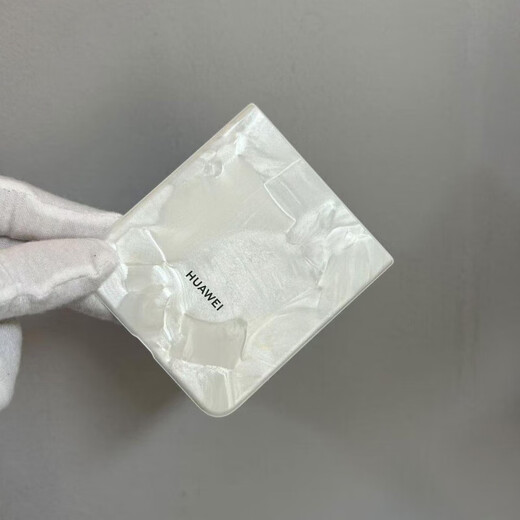 Suitable for Huawei pocket2 foldable and disassembled back cover, original glass casing, upper and lower disassembly of the cover and back casing, pocket2 original upper cover, Rococo white, 99 new