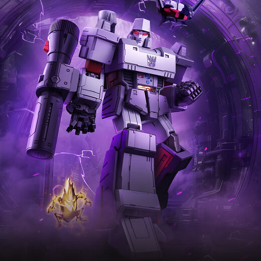 布鲁可积木人变形金刚传奇版威震天 男生玩具手办潮玩拼装模型生日礼物