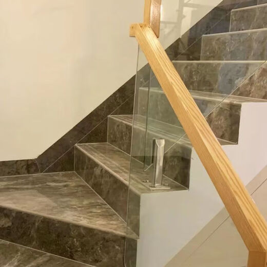 XMSJ1200x470mm integrated arc edge glazed whole body stair step brick steps anti-slip wear-resistant tiles can be processed 12126 whole body white edge 1.2 meters