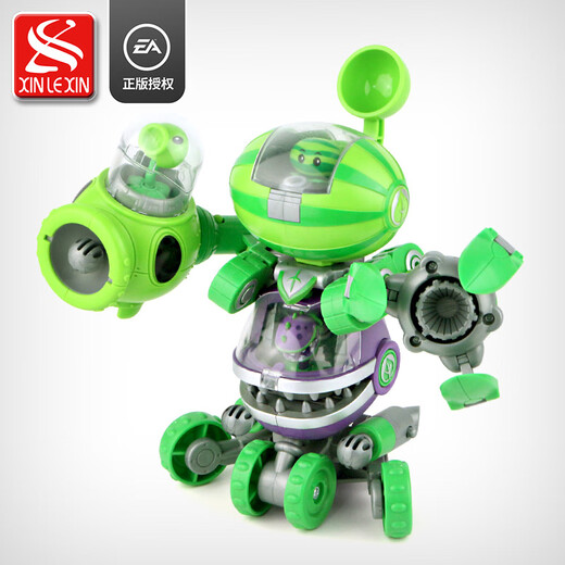 PLANTS VS ZOMBIES Plants vs. Zombies Genuine Authorized Boy Launches Transformed Toy Robot Plant Three-in-One