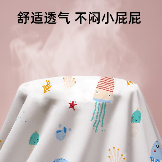 麦格萌隔尿垫婴儿防水可洗大尺寸月经姨妈生理期床垫老人床单 2条装【 70x100cm 小熊款+海洋款