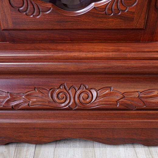 Hanshi (Hense) Hedgehog Redwood Redwood Floor Bell Neun-Tone Tube Box Music Mechanical Uhr Luxus stehend