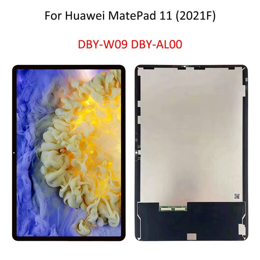 Jingxiuke is suitable for Huawei tablet screen matepad11 Honor v7 screen Honor v7PRO screen BRT-W09 DBY-W09 internal and external screen touch screen screen assembly repair Honor V7 KRJ2-W09 screen black
