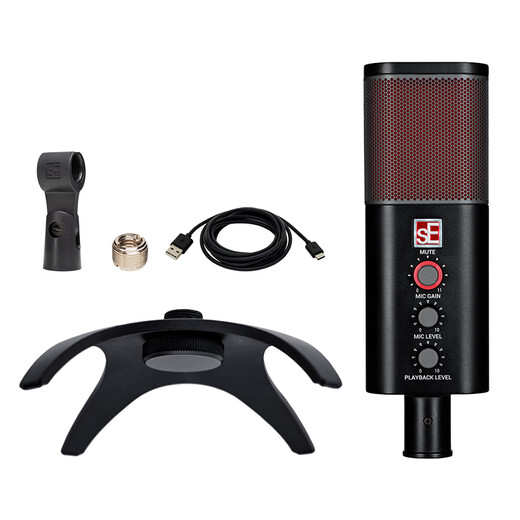 SE Neom USB condenser microphone microphone game karaoke live online class dubbing recording professional audiobook built-in sound card radio microphone sE Neom USB standard configuration