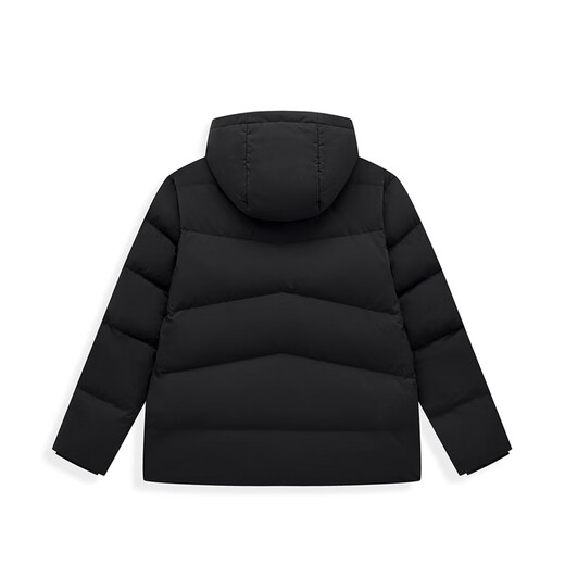 Xtep store same style down jacket men's winter new thickened warm hooded top jacket 976429190172 True Black XL