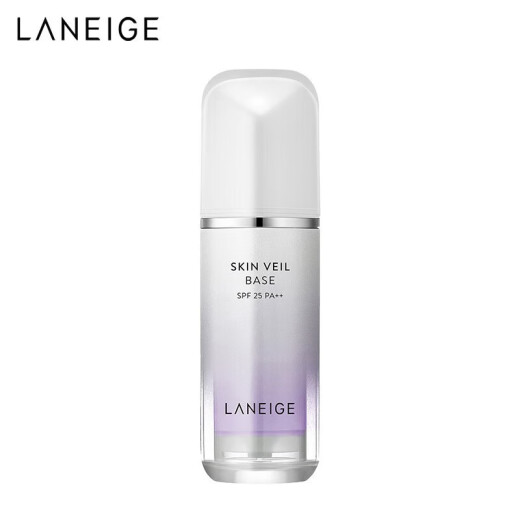 Laneige Lange Snow Silk Soft Repair Sunscreen Isolation Cream Isolation Concealer Foundation SPF25PA++ Snow Shade Purple No. 40 [30ml+30ml]