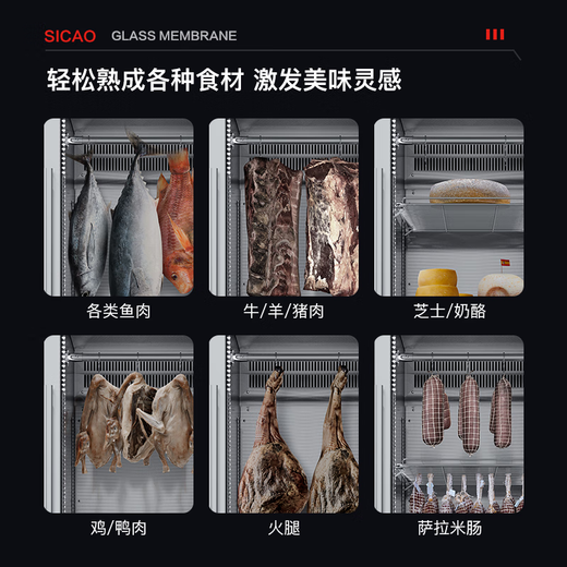 Xinchao Dry Aged Wine Cabinet Steak Cabinet Beef Delicatessen Original Cut DA Sour DRYAGER Household Refrigerated Display Yan 400S2700K120-130KG 415L