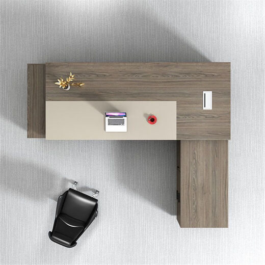 First painting desk office boss desk company business style manager desk minimalist director president desk 1.8*0.8+ side cabinet