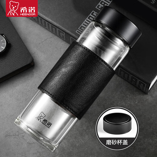 Xino's new single-layer glass cup commercial Chinese-style transparent men's and women's tea cup 6173/6175/61765572 6173 natural color for PU cup set and cup brush Default item