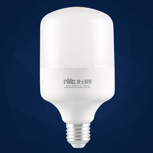 NVC Lighting (NVC) LED bulb energy-saving bulb lamp replacement light source E27 large screw bulb 24 watt high power positive white light-single pack
