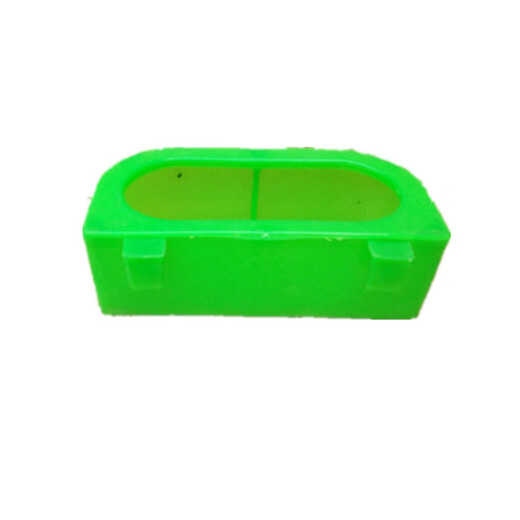 旭杉斯信鸽用品鸽具鸽子食盒水盒半圆挂盒食槽鸟用食盒水槽防撒料槽食槽 透明大半圆挂盒(满10个)