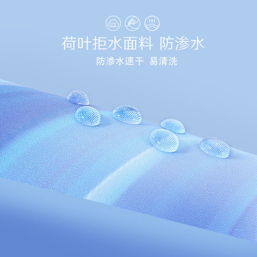 汪汪队立大功（PAW PATROL）儿童罩衣防水画画衣围裙吃饭围兜无袖幼儿园反穿衣A1173蓝色 M
