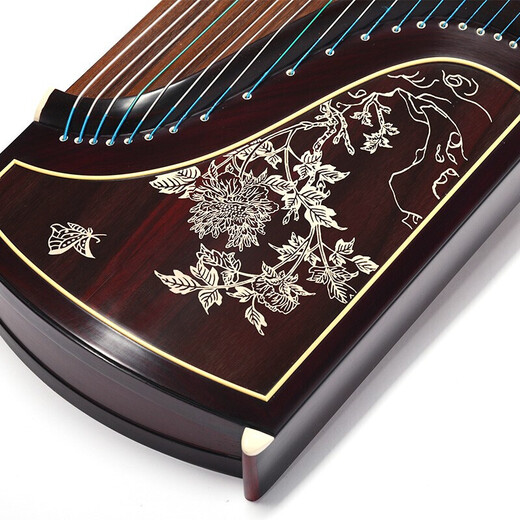 Dunhuang Brand Guzheng 698 Serie Erwachsene High-End-Performance-Bewertungsbewertungsguzheng Shanghai Nationales Musikinstrumente Fabrik 1 698t Pfingstrosen