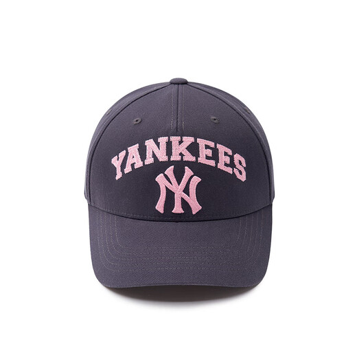 MLB official male and female couple college style baseball cap sun protection fashion embroidered hard hat spring and summer CPV03 New York Yankees/Charcoal Gray One Size