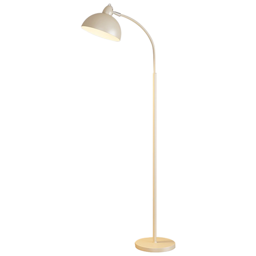 振牛落地灯氛围灯钓鱼灯2024新款客厅沙发现代简约创意沙发卧室床头 奶油色【护眼Ra98】暖光 12W