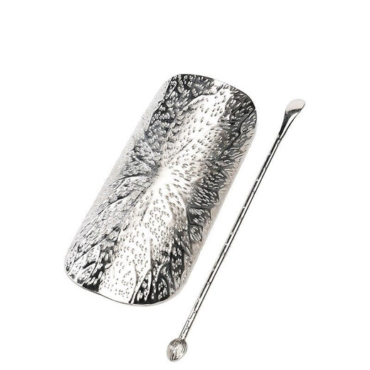 Yuan Tao Kiln Tea Tea Ceremony Accessories Tea Lotus Creative Braided Tea Spoon Tea Paddle Tea Spoon Alloy Kung Fu Tea Set Tea Ceremony Accessories Tea Appreciation Dustpan Tea Spoon - Gold