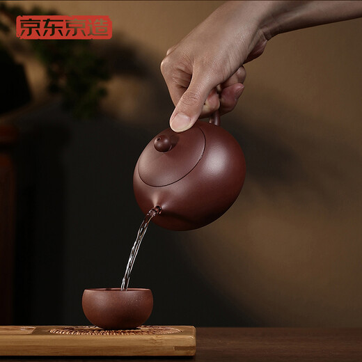Made in Tokyo, Yixing handmade purple clay pot, original purple clay, tea making teapot, tea set, Xi Shi pot 210ml gift box