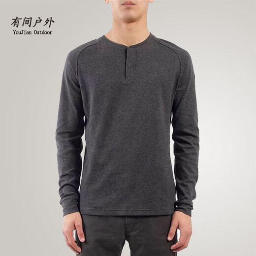 Arc'teryx (ARC TERYX) Sirrus LS Henley 20765 25890 Arc'teryx Henry long-sleeved sweater men's Glitch Heather/Water Wave Gray S