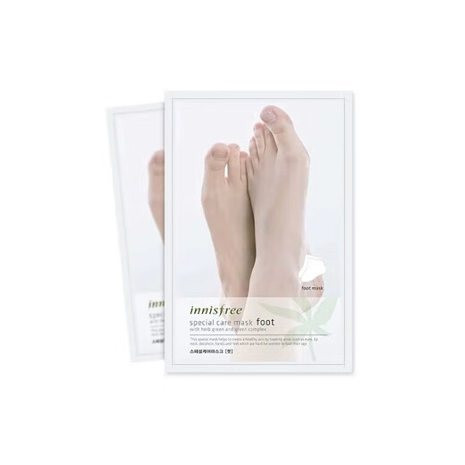 Innisfree Nourishing Foot Mask, Foot Mask, Foot Care, Exfoliation, Exfoliation, Calluses, Moisturizing, Skin Care, Foot Mask, 1 pair, 20g*6 pieces/box