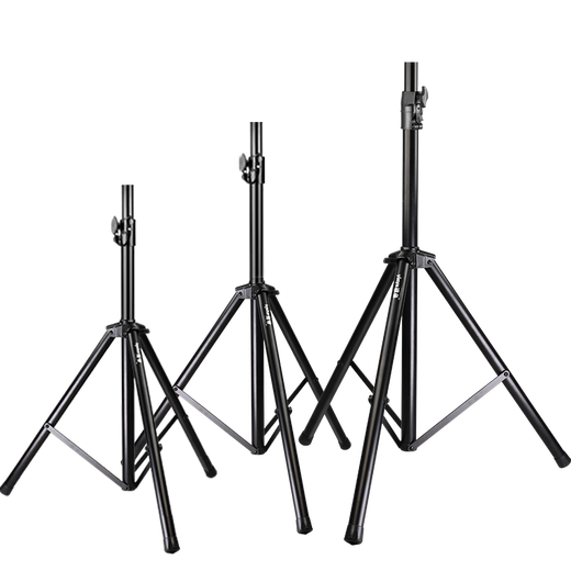 Silverfish professional speaker stand thickened and weighted floor-standing stage audio tripod tripod metal hand-cranked tripod 1.4 meters metal base hand-locked speaker stand