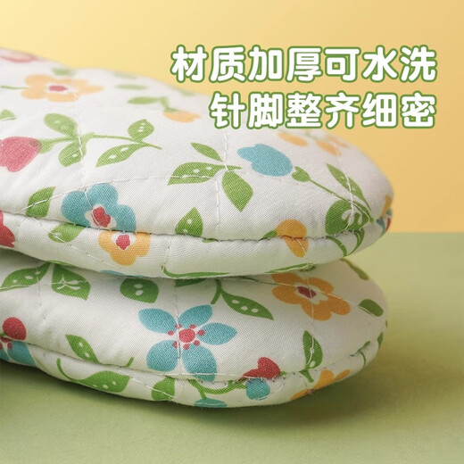 Zhanyi Insulated Gloves, Baking Resistant, Anti-scalding, Heat-Resistant, Thickened Oven Gloves, Microwave Oven Mooncake Special Baking Kitchen, Thickened, 2 Small Florals