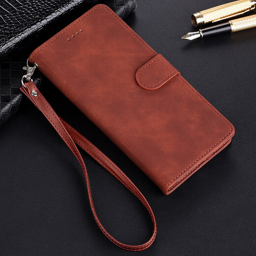 适用华为Pura70手机壳pura70Pro翻盖式皮套70Pro+全包防摔软壳潮 尊贵黑+同款手绳 华为Pura70Pro+