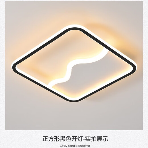JPHZNB极简卧室吸顶灯现代简约书房灯新款圆形led阳台灯具广东中山定制 1W 1484圆金色-50CM-三色