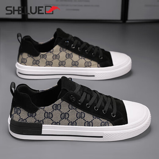 Luxus (Shelue) Marke Leinwandschuhe Herrenschuhe 2025 Frühling neu
