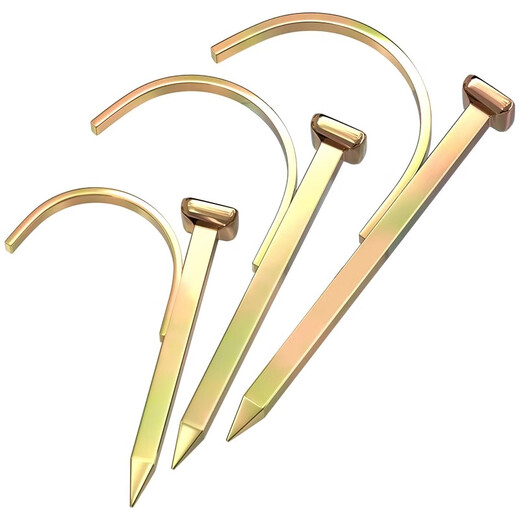 Tianzhuo Hardware water pipe hook nail fixed pipe nail PVC pipe PPR pipe clamp nail cement steel nail into the wall hook nail wire pipe U-shaped pipe code upgrade extra hard 4 points (50 pieces)