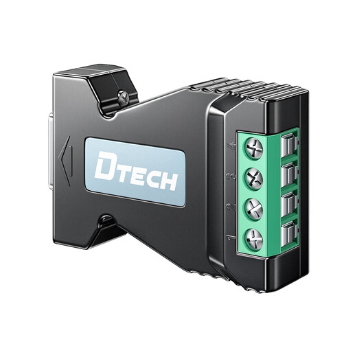 Dite RS232 to RS485 passive converter industrial-grade serial port two-way mutual conversion transmission communication protocol lightning protection converter DT-9001