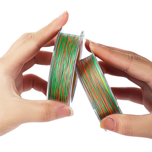 Shensha No. 2 8-braid PE line braided line 100 meters super tensile strength and wear-resistant ten meters one-color lure fishing line fishing gear