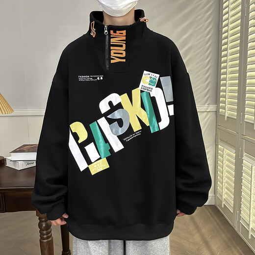 
Boyle Di spring and autumn boys half turtleneck base shirt 12-year-old middle school student handsome top 15 teenager big children long-sleeved sweatshirt 693 blue (single-piece sweatshirt) quality upgrade 165 L (recommended 98-120 Jin [Jin equals 0.5 kg])