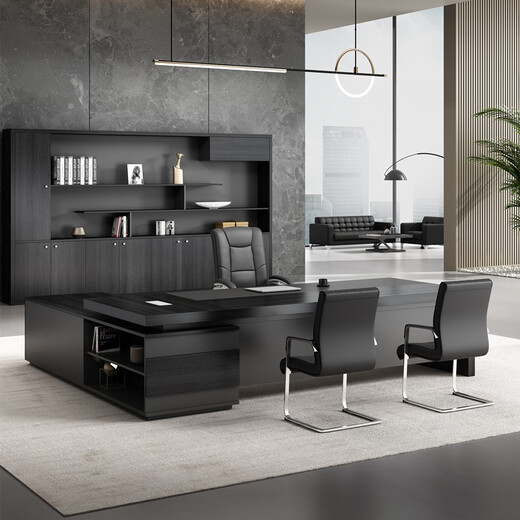 Manzun Boss Desk Office Leadership Executive Desk Modern Simple Manager Supervisor Desk and Chair 2000*800