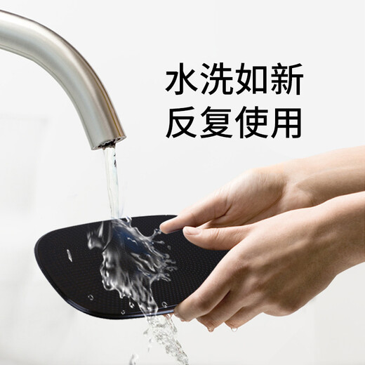 车益侍车载防滑垫车用汽车摆件置物垫手机中控仪表台固定粘贴车内耐高温 【强粘】【15*10cm】水滴纹