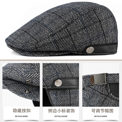 Somubay alter Mann Hut Männer Baseball Mütze Herbst- und Wintergeschenke für Papa und Opa Outdoor warmer Ohrhut Hut Old Mannes Fronthut Kaffee Farbe [Baumwollfutter, mit Ohrschutz] eine Größe [56-58 cm]