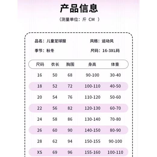 
Nino Children's Football Suit Set Customized Primary School Students Quick-Drying Breathable Football Jersey Competition Training Team Suit Group Purchase YL-9227-Light Purple (Same Model for Men and Women) 16 Sizes (90-100CM 30-40Jin [Jin equals 0.5 kg])