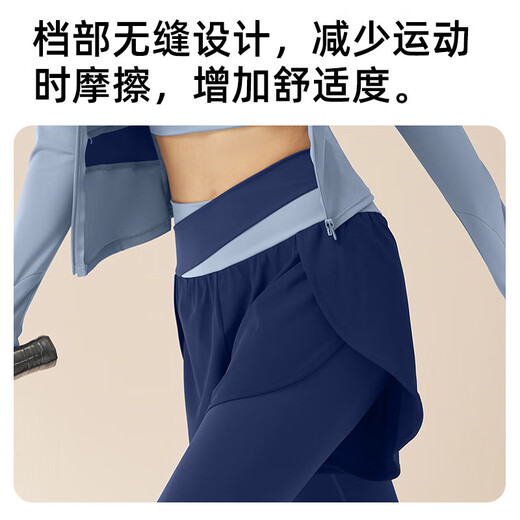 LULUUVTTOH Contrast Color Yoga Wear Set Women's Running Sportswear Quick-Drying Breathable Pilates Training Fitness Wear Three-piece Set Women's Star Black Three-piece Set S