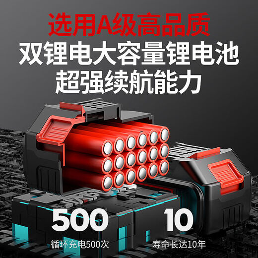 JIAPU rechargeable lithium chainsaw high-power household multi-functional portable electric chain saw outdoor tree felling electric logging saw 12-inch brushless flagship 92900H two-electric three-chain international quality inspection guarantee order today and get 1 more