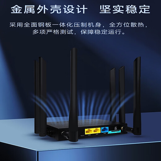Mr. Su Enrutador industrial inalámbrico 4g wifi móvil seis antenas tarjeta enchufable de red completa enrutador industrial de banda ancha comercial para el hogar versión de tarjeta enchufable de red completa + 2 antenas de extensión