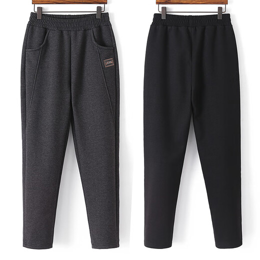 Fengxiao middle-aged and elderly autumn and winter trousers for mothers, spring and autumn large size warm trousers for the elderly and ladies, autumn clothing, velvet and thickened women's trousers