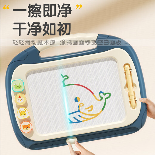 欣格儿童画板可擦写磁性画板超大号早教玩具1-2-3岁男女孩DIY绘画婴儿彩色写字板笔宝宝涂鸦板生日礼物