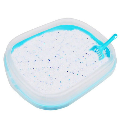dogstory crystal cat litter large particle cat sand deodorization and deodorization and dust-free silicone sand large packaging 7.6L for 30 days 5 Jin [Jin equals 0.5 kg]