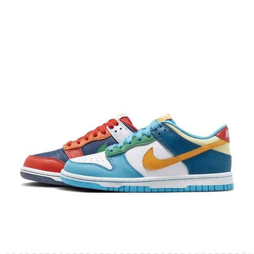 耐克（NIKE）bebe8 SB Dunk Low 女子GS低帮 耐磨运动休闲 滑板鞋 炫彩鸳鸯FQ8348-902 37.5