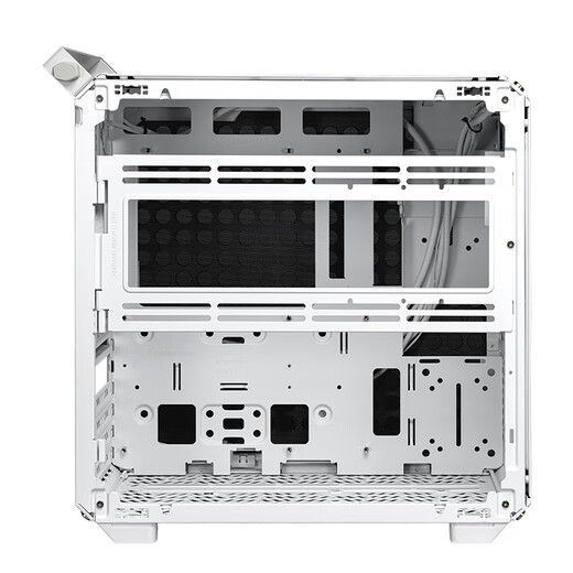 酷冷至尊(CoolerMaster)Qube酷方500 白 EATX中塔电脑台式机箱 自由拼装/280散热水冷/钢玻侧板/7硬盘位