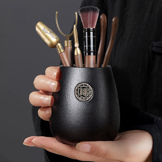 Eight Thousand Lines丨Jingdong Limited Real Naked Price Tea Ceremony Six Gentlemen Tea Knife Needle Tea Clamp Spoon Kung Fu Tea Set Accessories for Making Tea