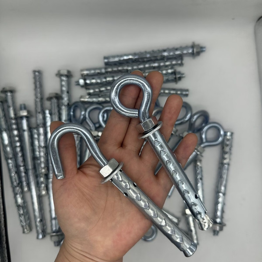 Wynn Shang Thorned Expansion Hook, Mountain Thorn Expansion Screw, Hollow Brick, Foam Brick, Lightweight Outdoor Fish Scale Pop-up Light Hook, M8*100 2pcs