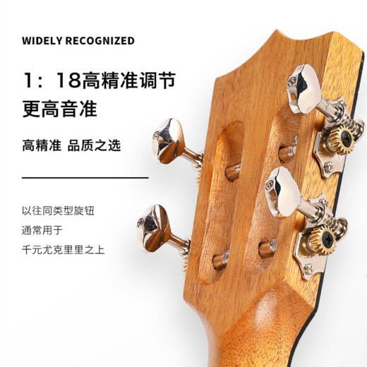 kakaKUC-100D all single mahogany ukulele beginner ukulele small guitar 23 inches