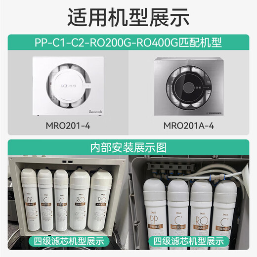 Bohrkern für MEIDI-Wasserreinerfilterelement F1 Filterelement MRO202A-4/MRO203-4/MRO1598B/MRO1695A PP COTTON- [Einzelzweig]