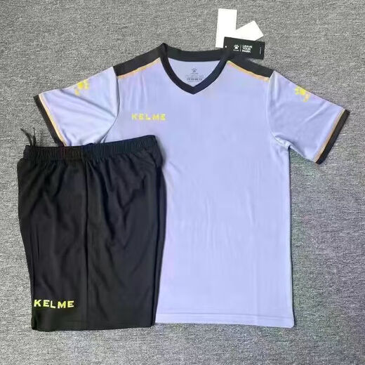 KELME (KELME) sports short-sleeved competition training quick-drying football suit men and women team uniforms breathable jerseys children 1048 white 3X socks 3XL adult